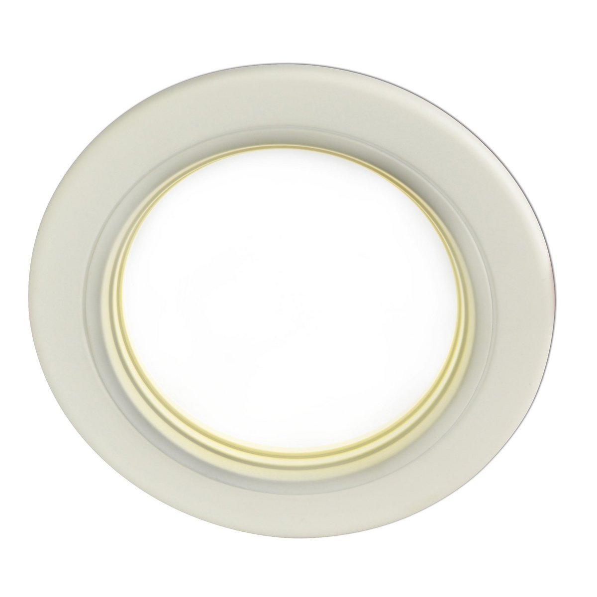LED-plafondlamp "punt" Ø 12,5 cm, stevig ingebouwd LED met 7 watt, neutraal wit licht