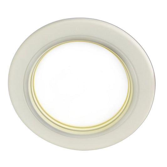 LED-plafondlamp "punt" Ø 12,5 cm, stevig ingebouwd LED met 7 watt, neutraal wit licht
