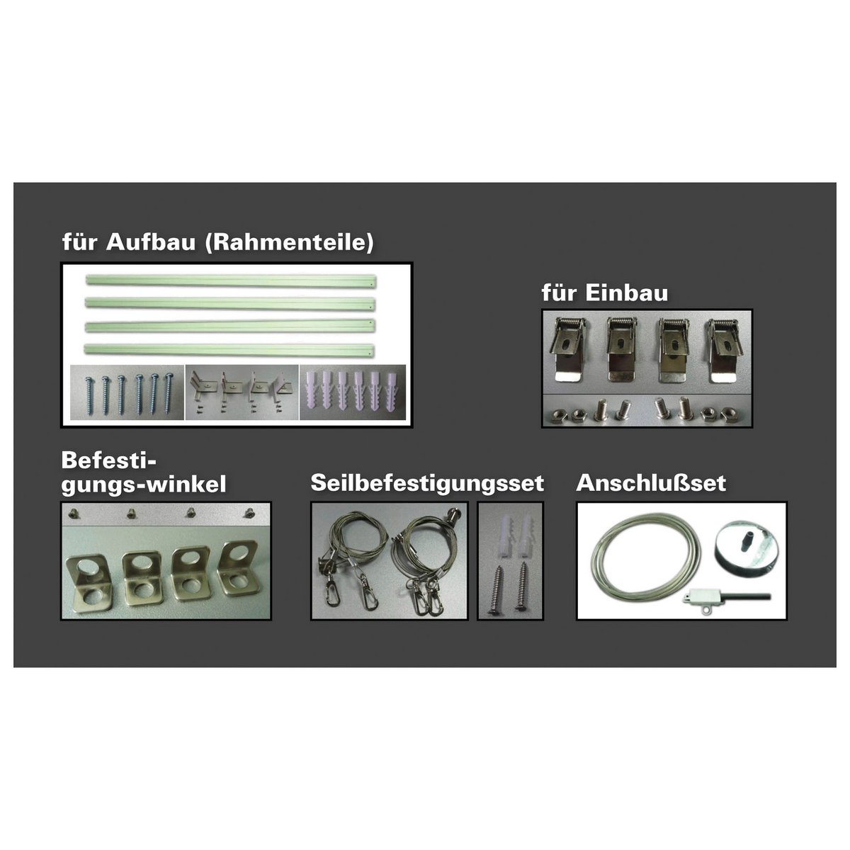 LED paneel voor inbouw/opbouw "Diversiteit"