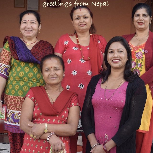 Luna -Leena hartroze hanger - tas charme - wol vilt - handgemaakt in nepal