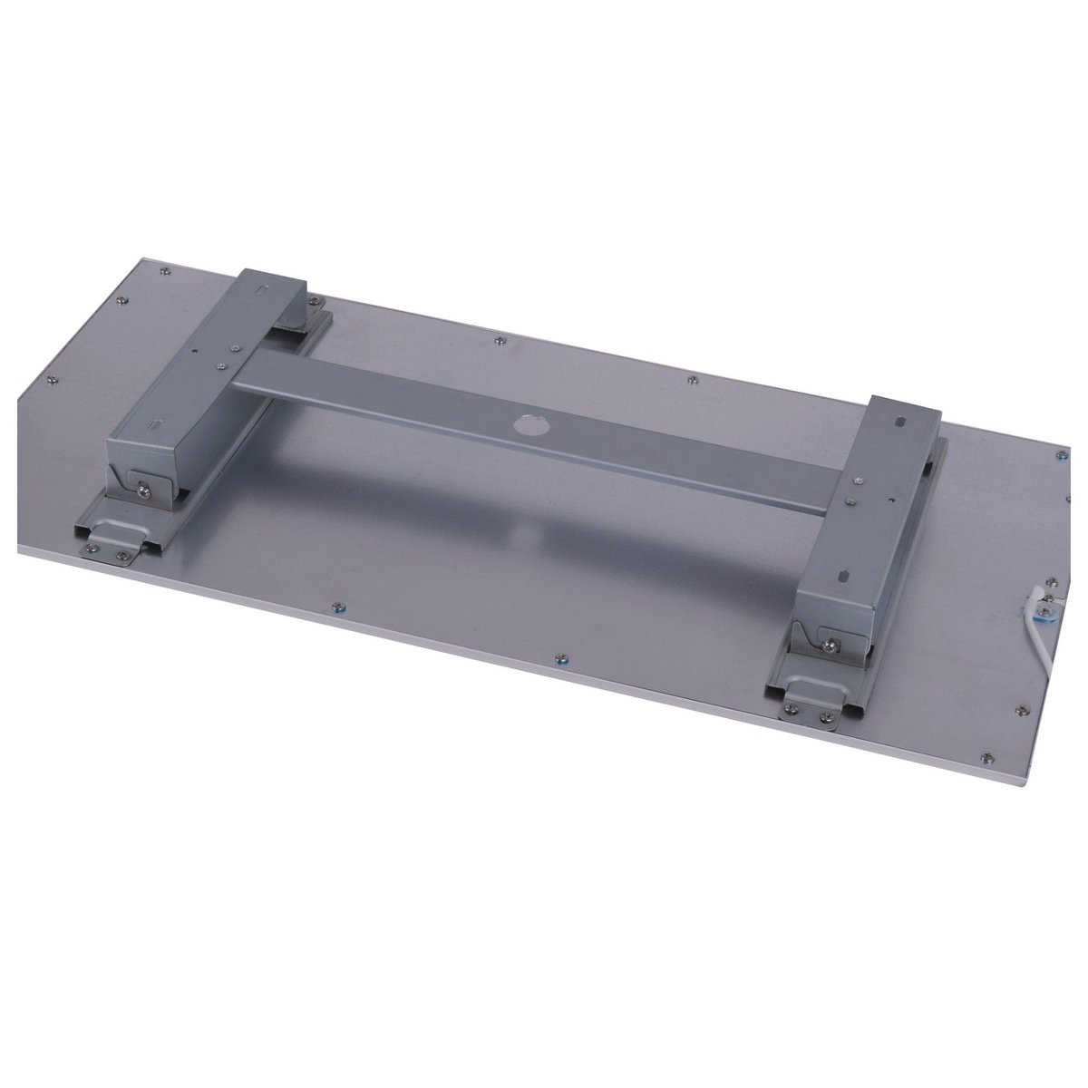 LED -assemblagepaneel "Sorriso", montagelamp gemaakt van metaal en plastic in wit met stevig ingebouwde LED's, 30 x 60 cm voor interieurs