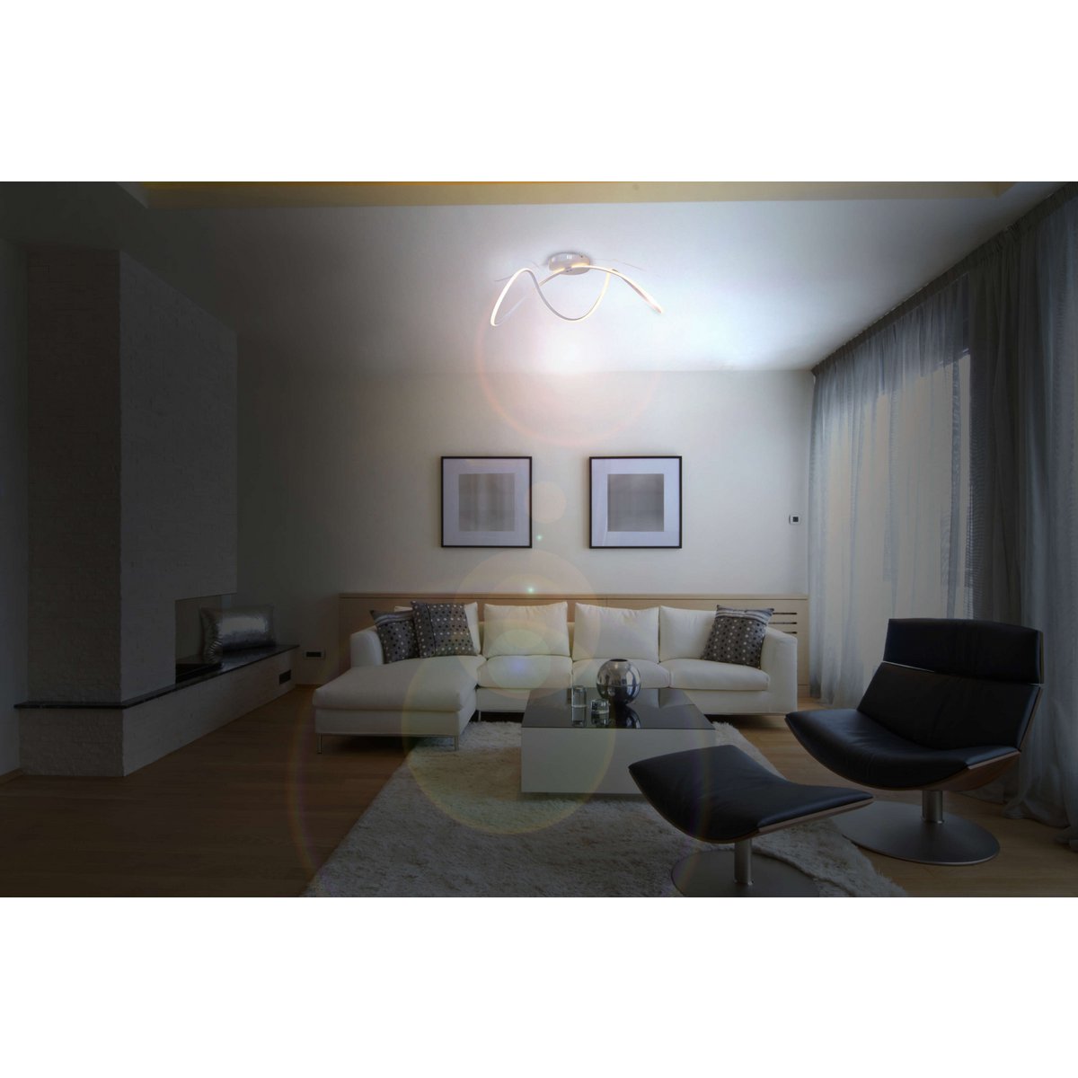 LED plafondlamp l: 67cm "Odrive"