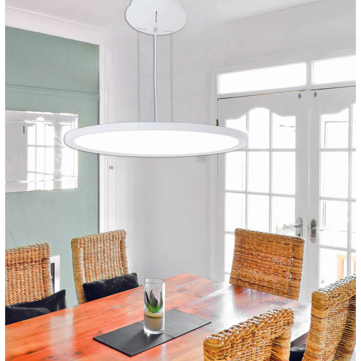 LED hanglamp "Frisbee" D: 40 cm