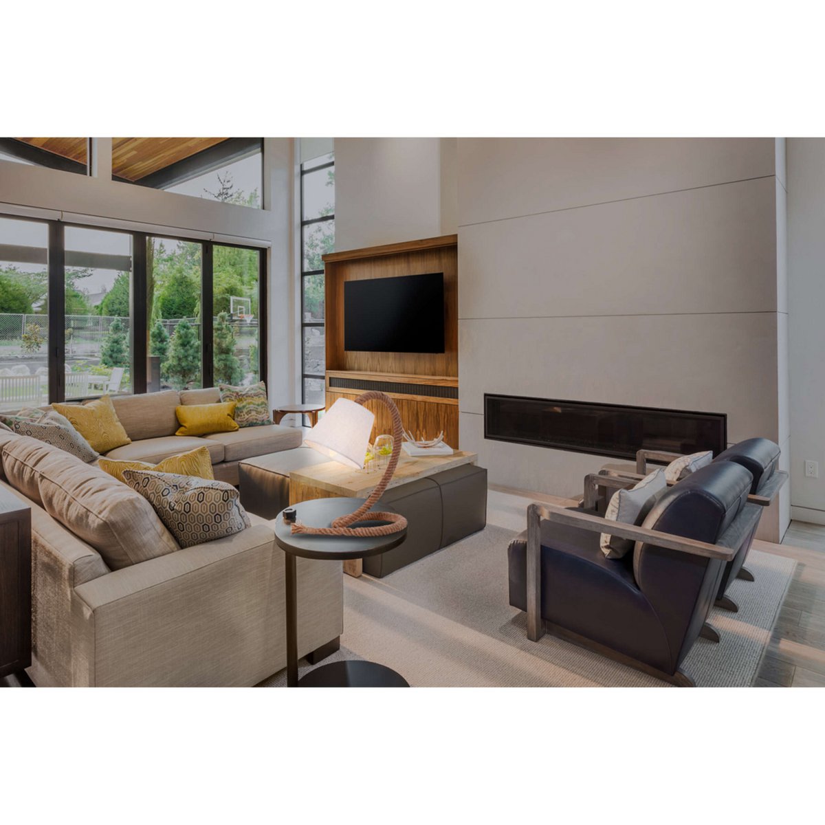 Tafellamp met tekstblazer "touw", tafellamp gemaakt van metaal, plastic, jute en textiel in wit, met E14 -versie, voor woonkamers, gang of kantoor, 35 cm hoog