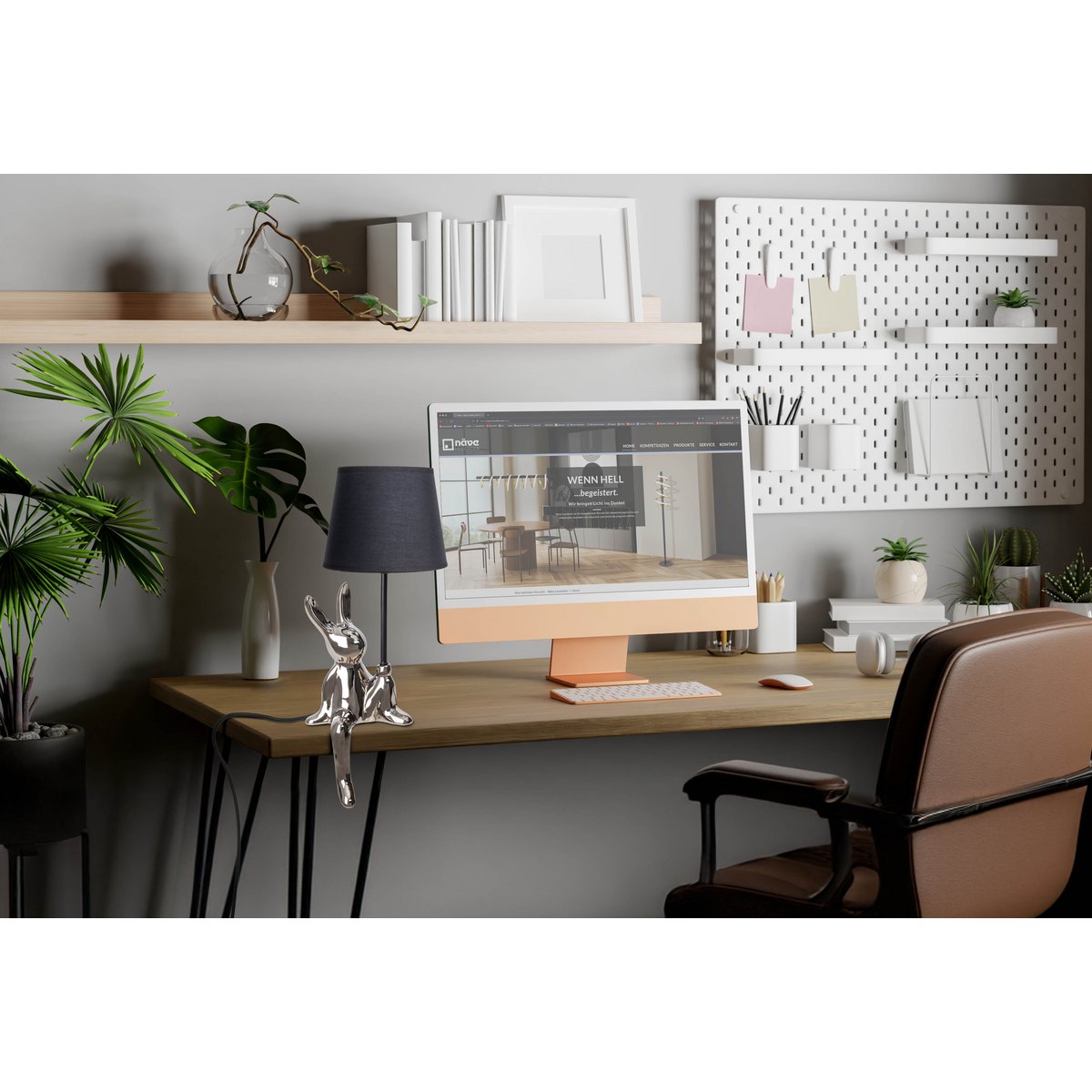 Tafellamp "helge" Ø 18 cm, hoogte ca. 45 cm, gemaakt van keramiek in zwart en zilveren, zwarte tekstbladen