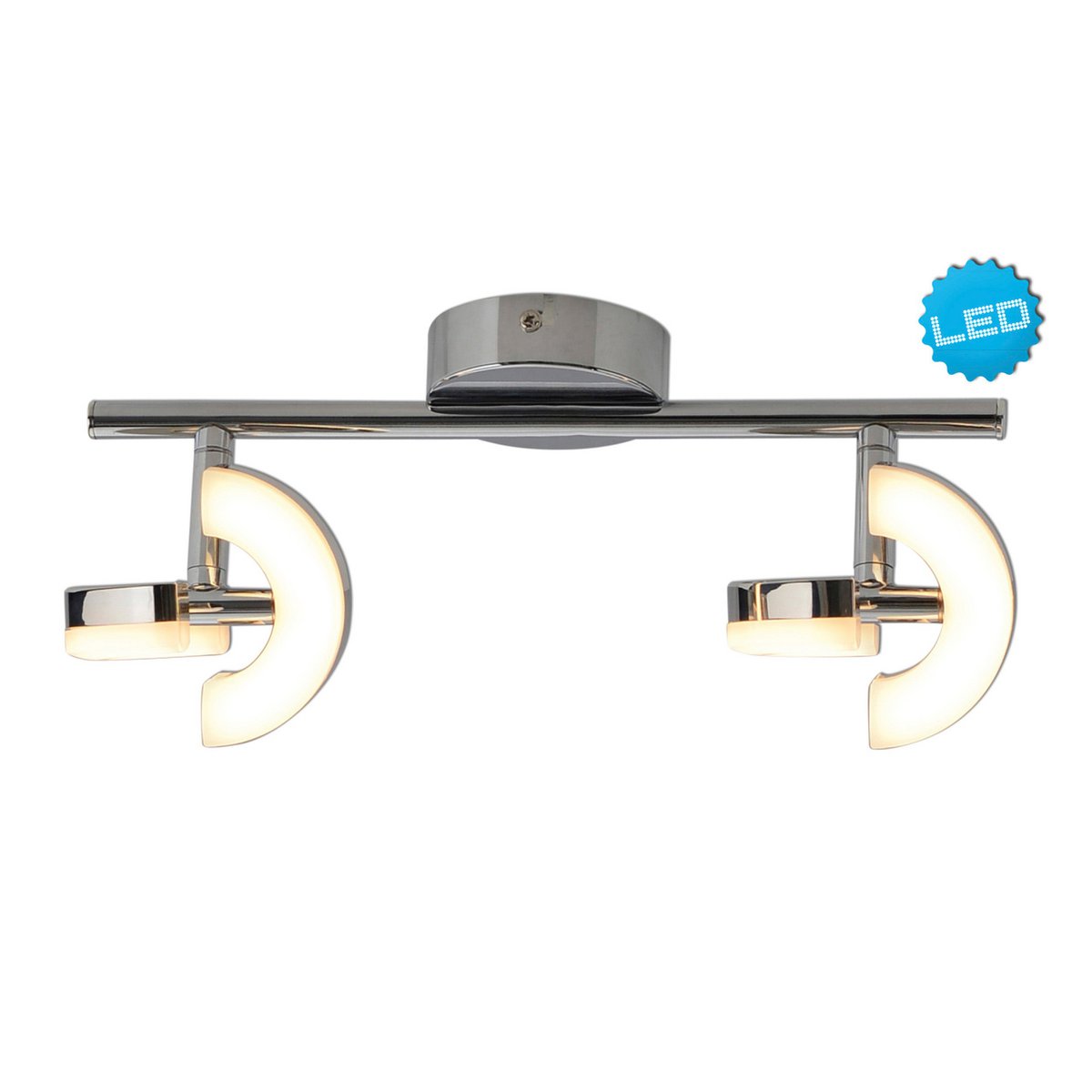 2 LED -muur / plafondplek "Affi"