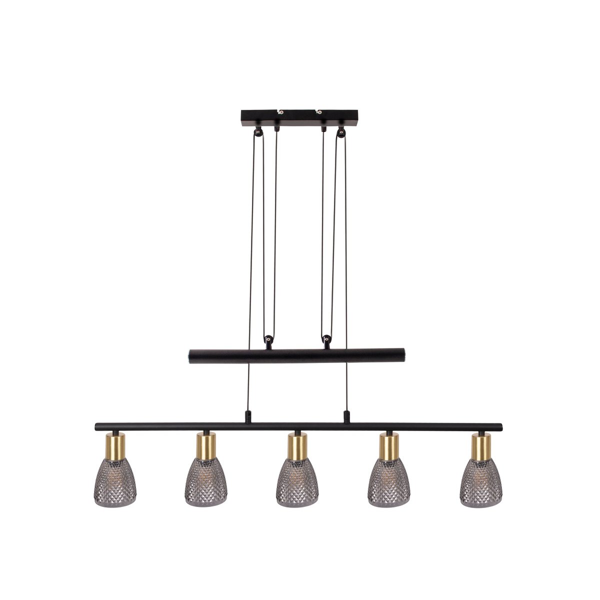 5er spot hanger lamp "lindita" exclusief illuminant