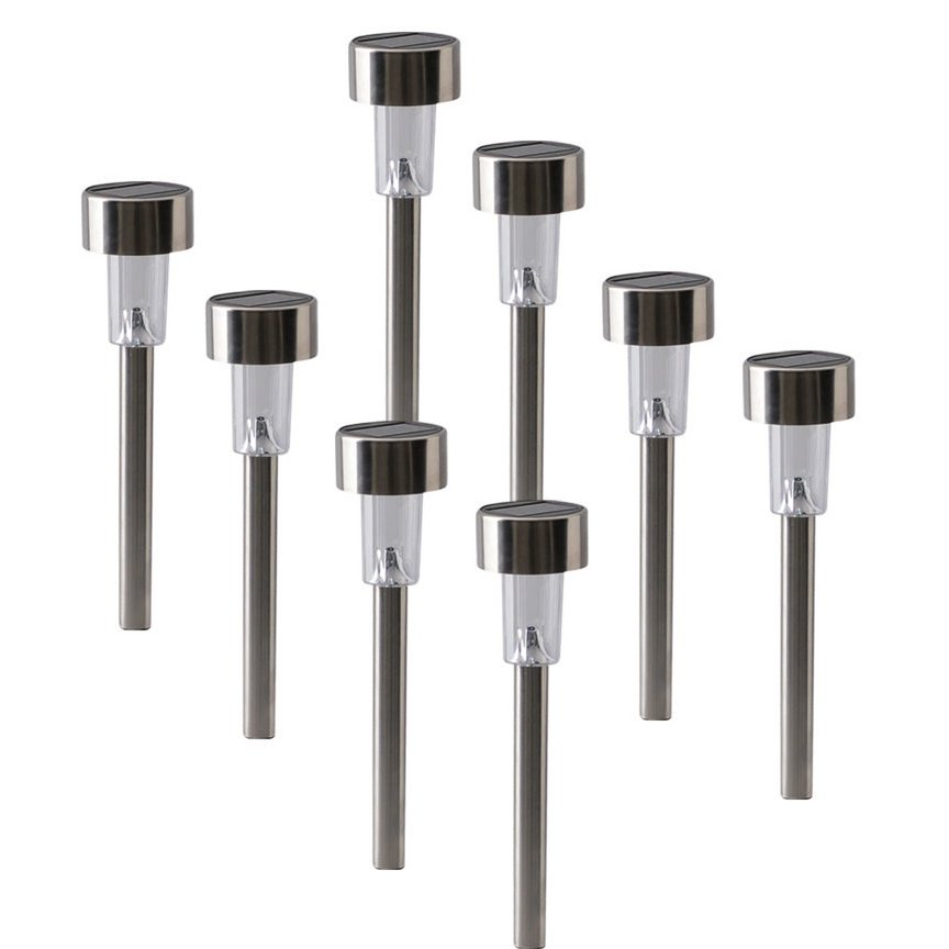 LED-SOLAR-EERDSPIEß "Edda" 8er set