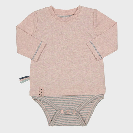 OrganicEra Organic Baby L/S T-shirt body, Roze