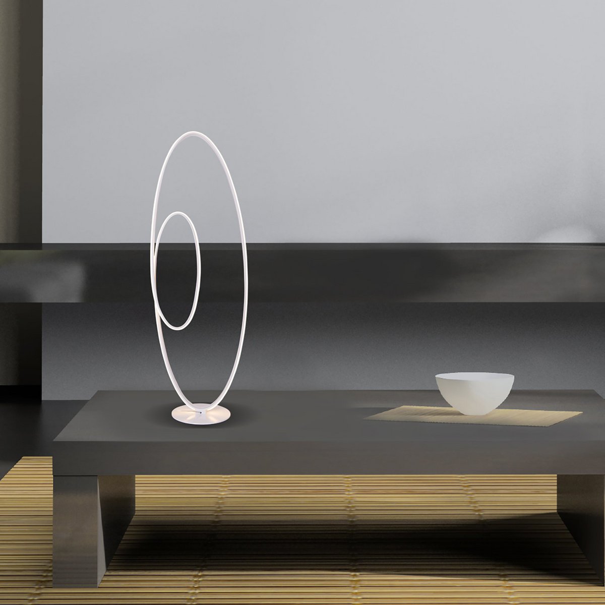 LED vloerlamp h: 120cm wit "Odrive"