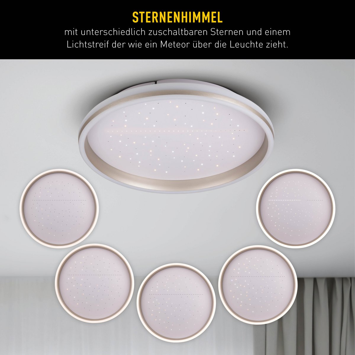 LED -plafondlicht "Meteor"