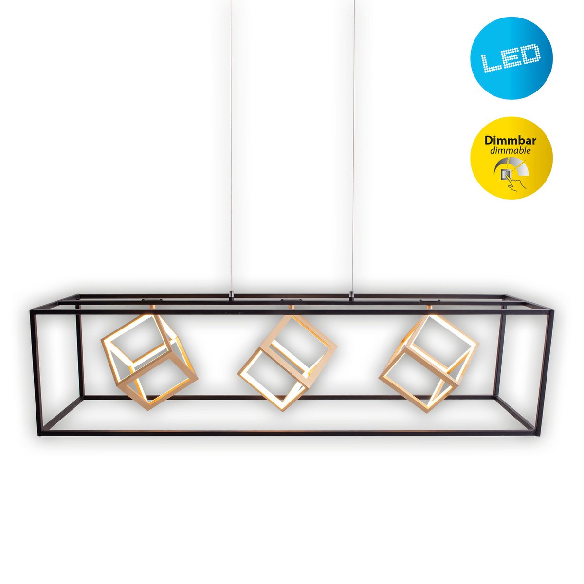 LED hanglamp l: 100cm "Tripoli"
