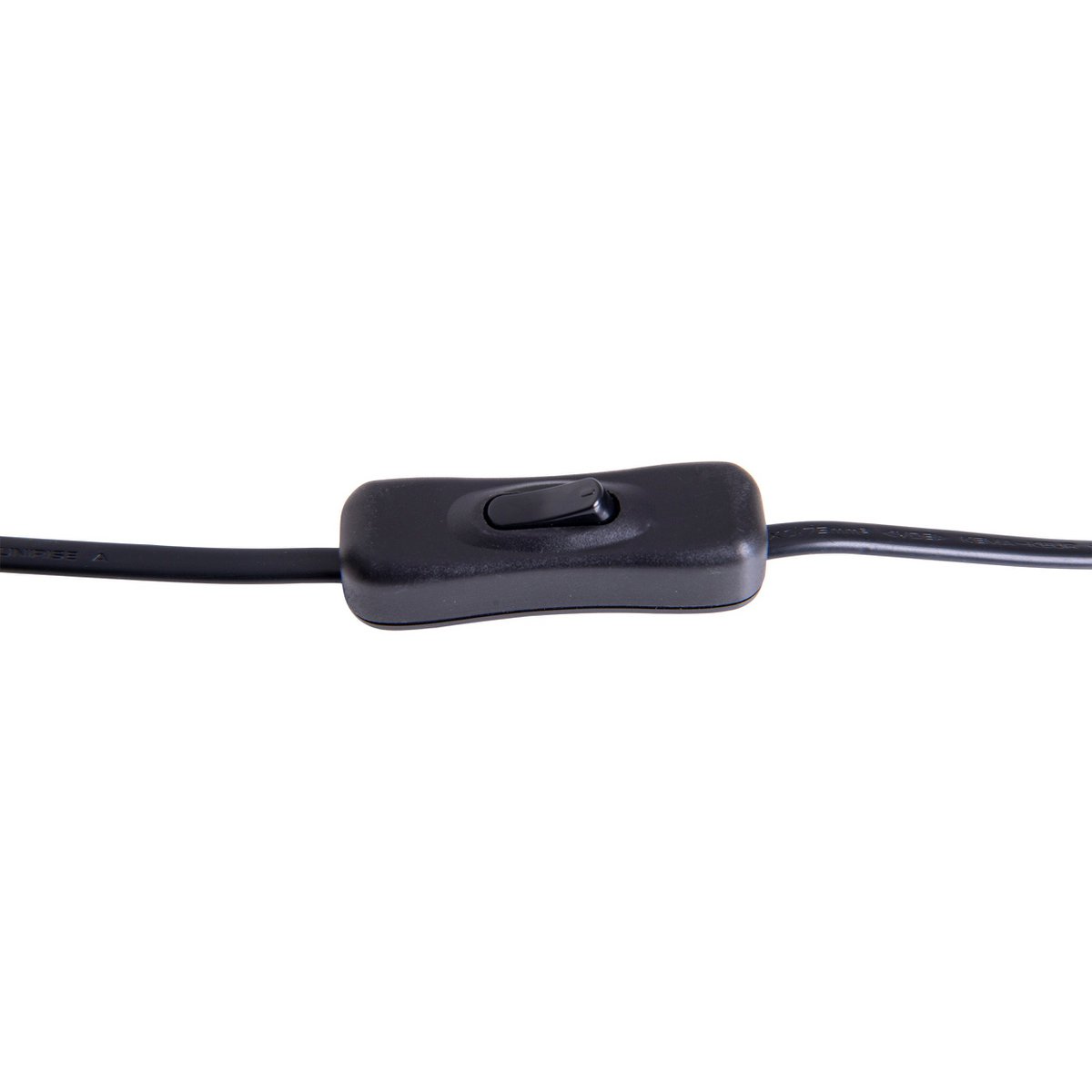 Metalen tafellamp "Faro" h: 28.5cm zwart