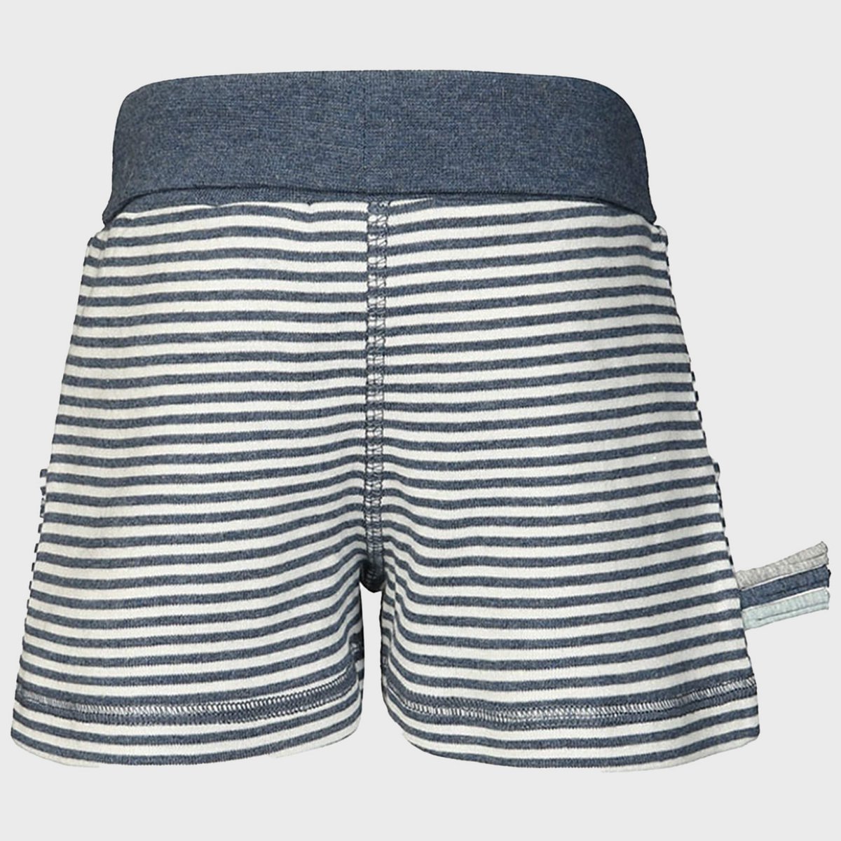 OrganicEra biologische babyshort, indigo gestreept