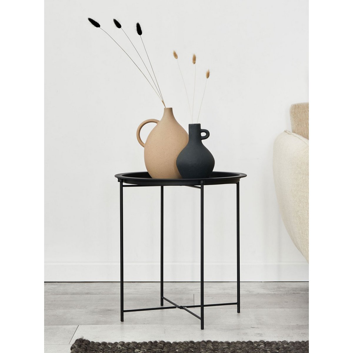 Bijzettafel Ø 47 H 51 2. Kies Tuintafel Balkon Tabel Terasses Tabel Ronde Alberta Metaal Small Ver