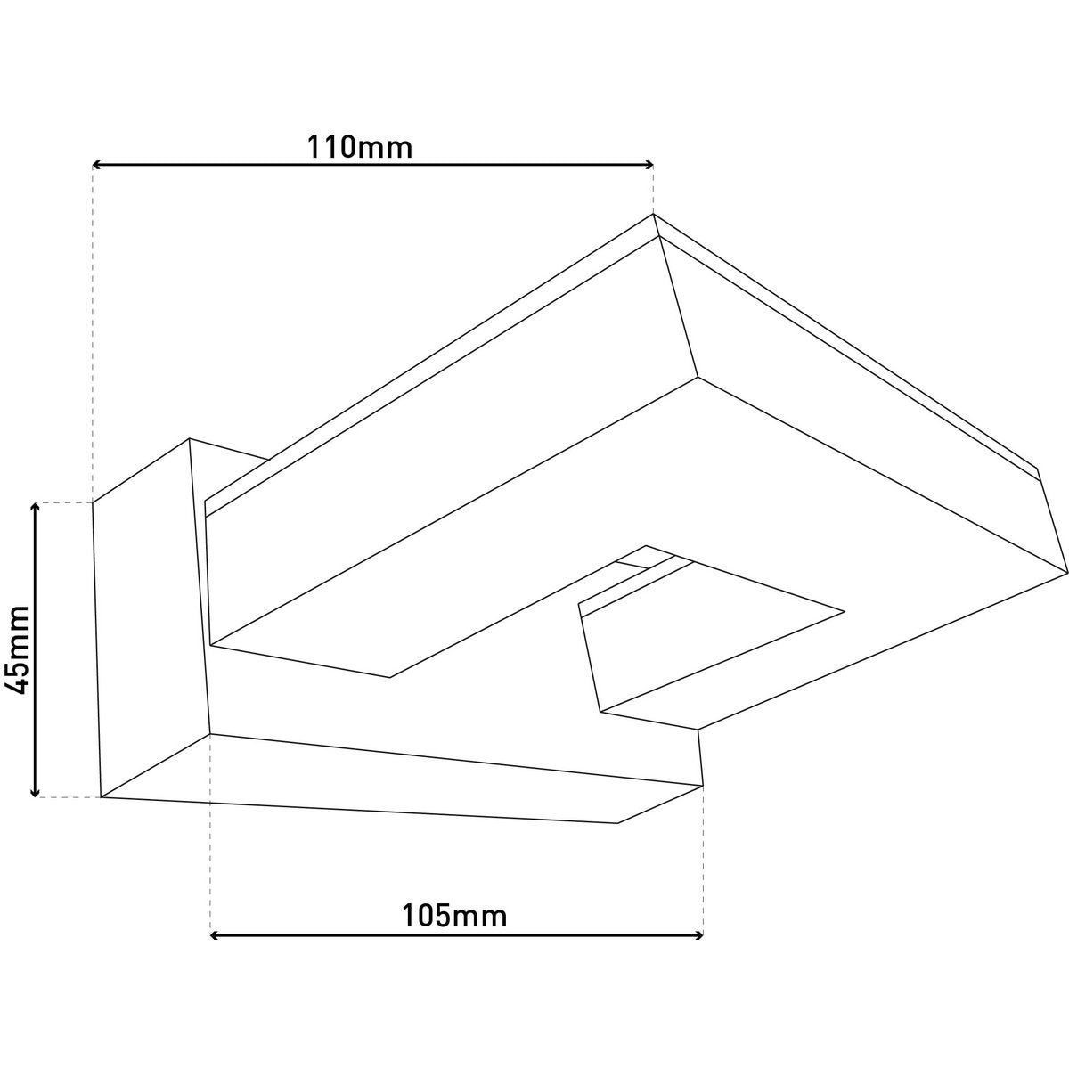 LED wandlamp "Vareta"