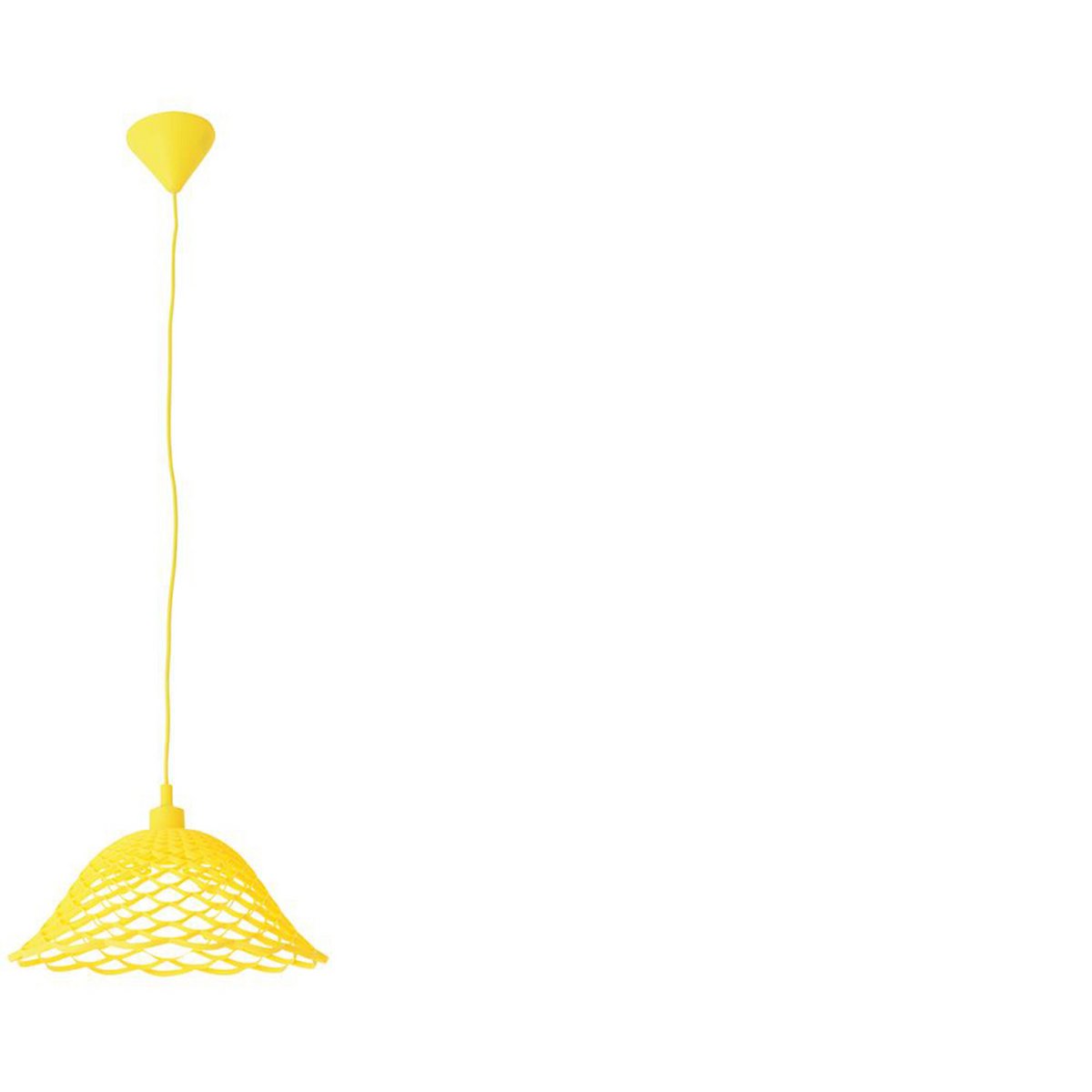 Siliconen hanglamp "cera" in geel