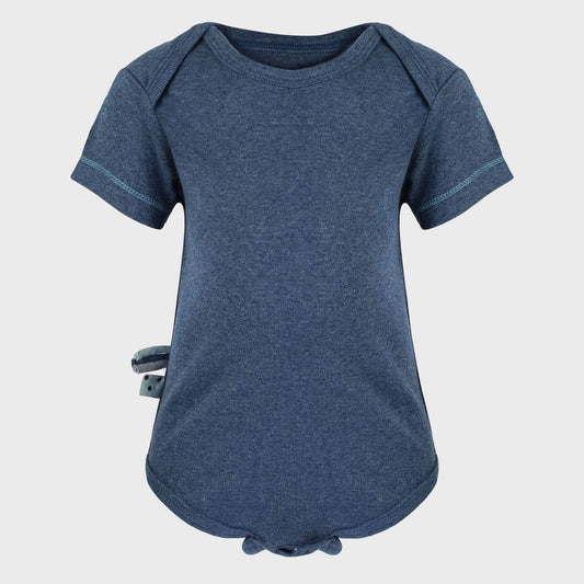 OrganicEra biologische baby-rompertje, indigo