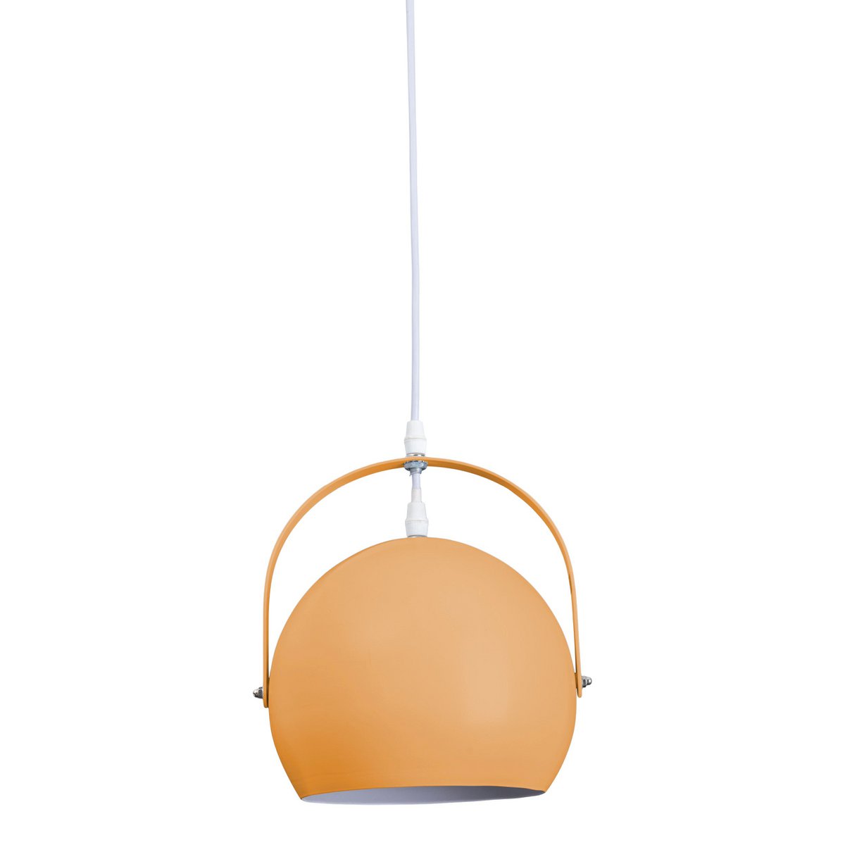 Hanger lamp "Colorado" oranje Ø ca. 25 cm, metaal, E27 -aansluiting, verlichting voor woonkamer, eetkamer, kinderkamer