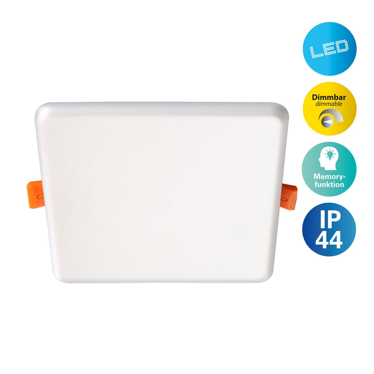 LED Inbouwlamp L/B: 15,5 cm dimbare "Suma"