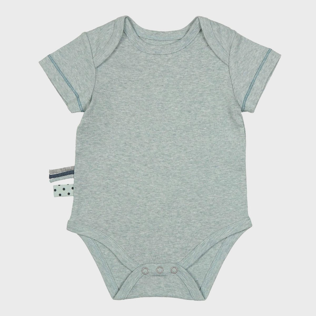 OrganicEra Organic S/S body voor baby's, aqua