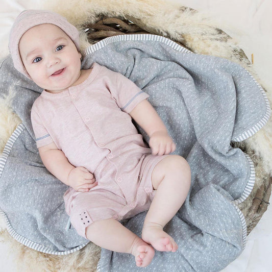 OrganicEra Biologische babydeken, grijs