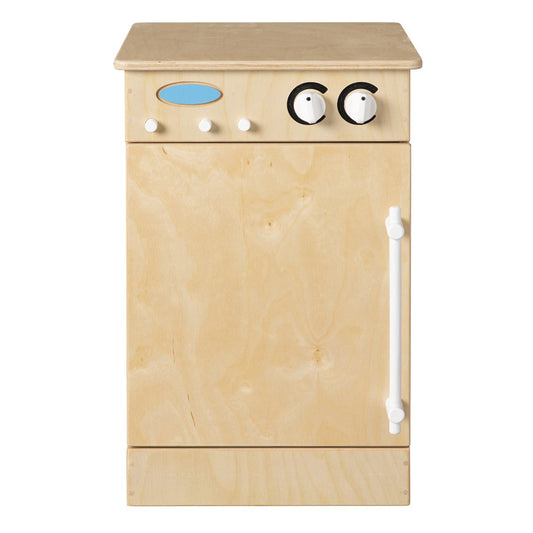 Van Dijk Toys houten speelgoed Vaatwasser voor kleuters - Naturel wit (Kinderopvang kwaliteit)