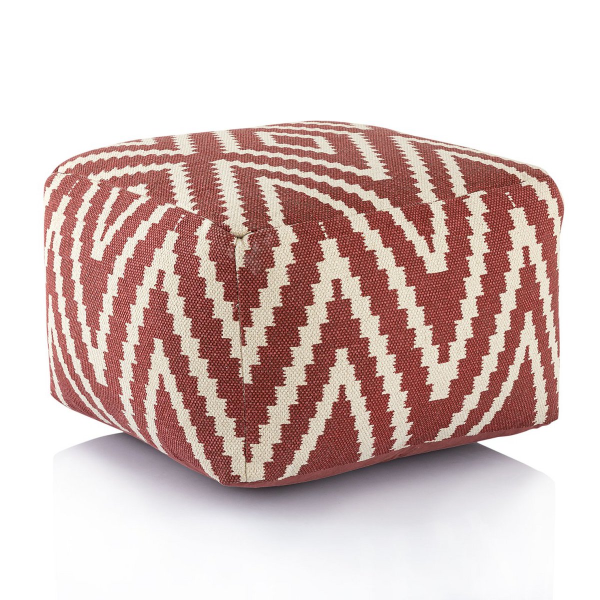 Zittend dobbelstenen voetkrukken stoel kruk 50x35x50cm pouf kelim vloerkussen peru zwarte taupe gele turquoise