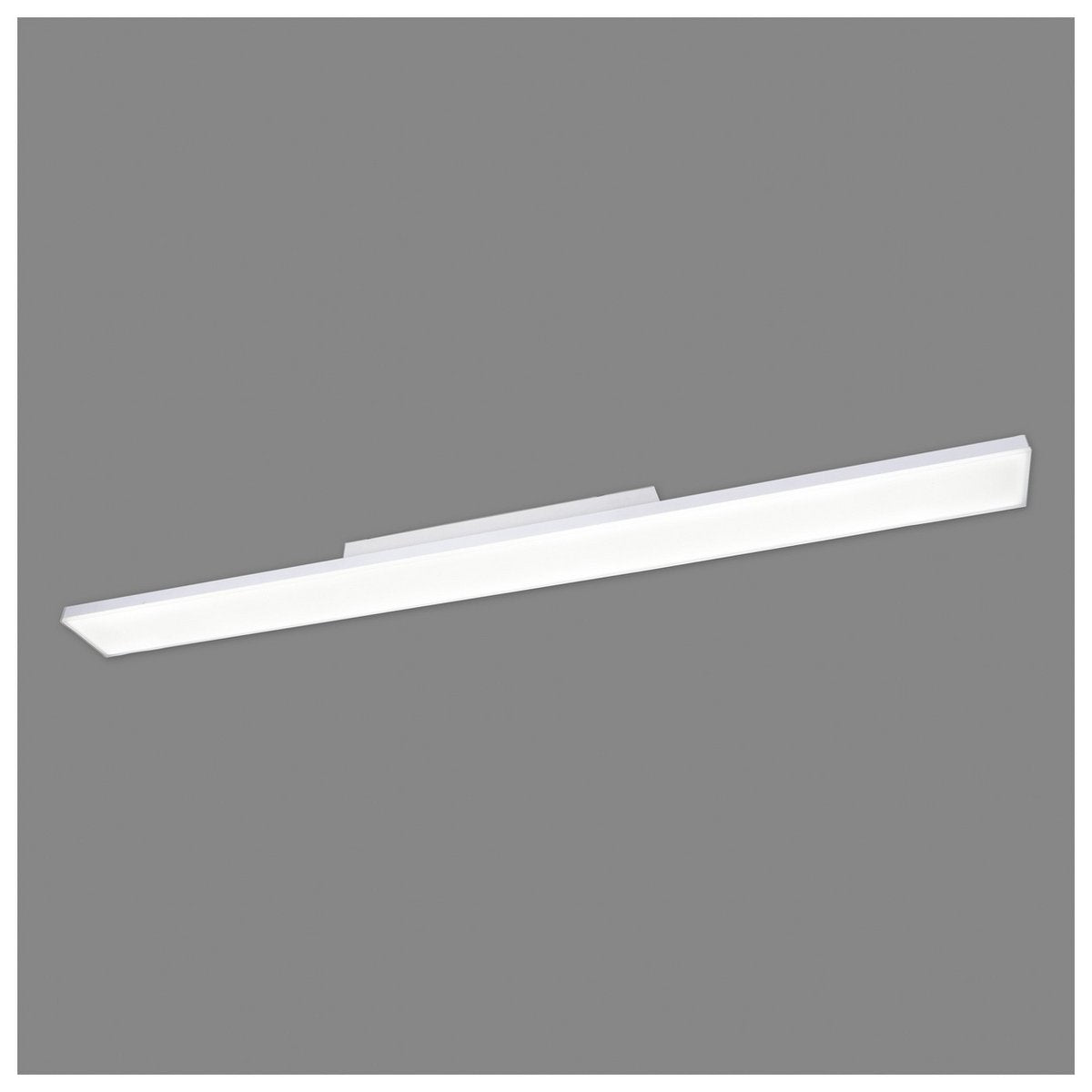 LED -paneel plafondlicht "Carente" lengte 119,5 cm, frameless, vele functies, gemaakt van metaal en plastic, witte, geïntegreerde LED's