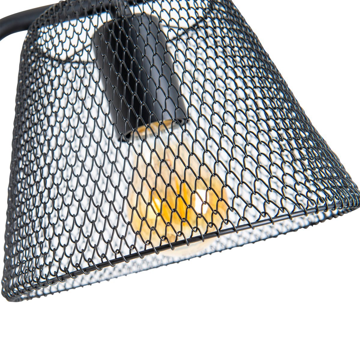 Tafellamp "Korie", metalen tafellamp in het zwart, met E27 -aansluiting, 50 cm hoog, voor woonkamer en kantoor.