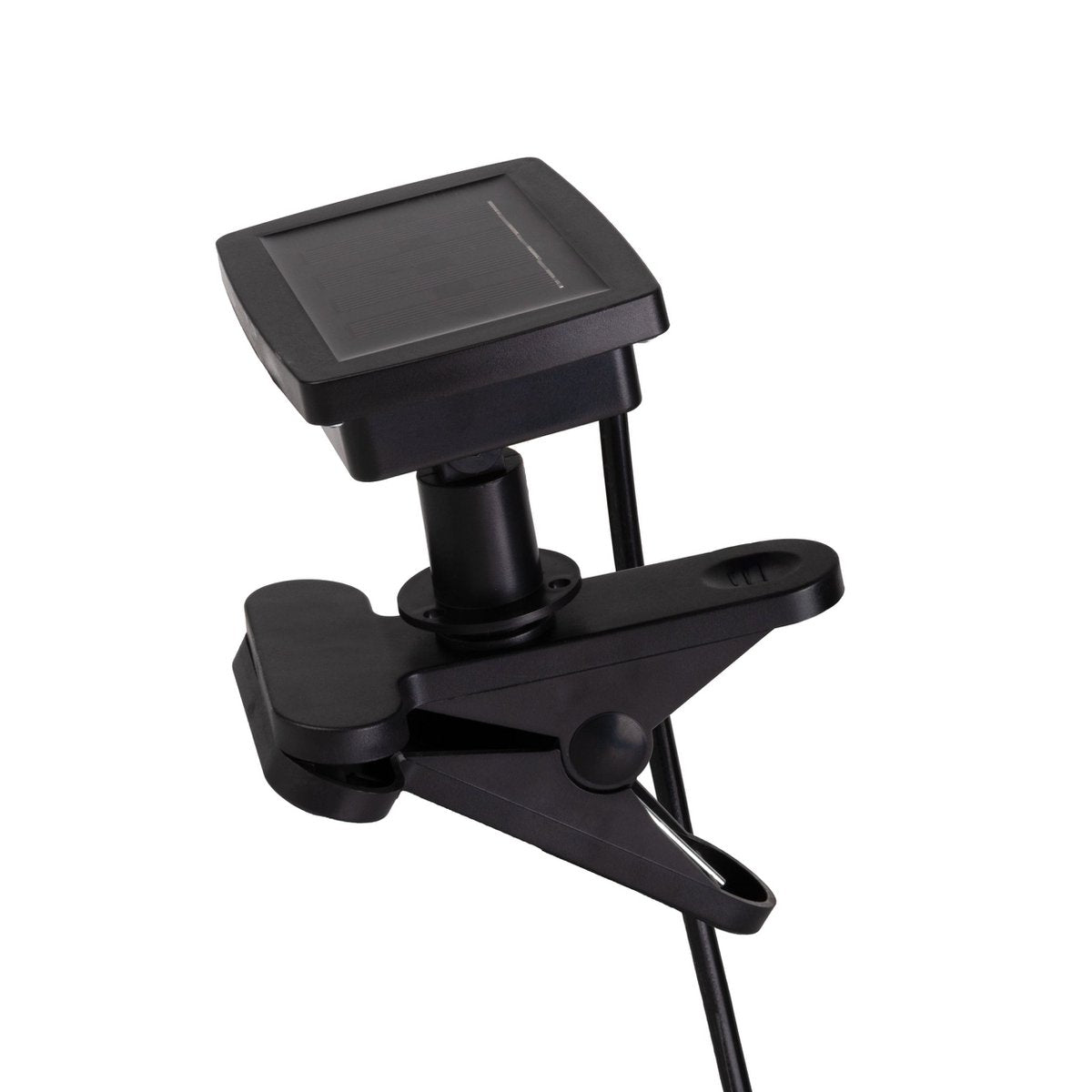 Solar / hanger lamp "rooster" gemaakt van zwart metaal, Ø 20 cm, inclusief stevig geïnstalleerde lampen, warm wit, voor de buitenruimte