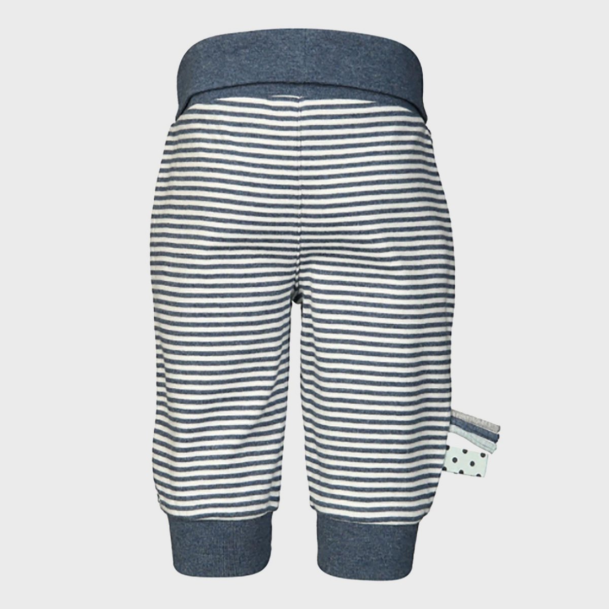 OrganicEra Biologisch babybroekje met elastische band, indigo gestreept
