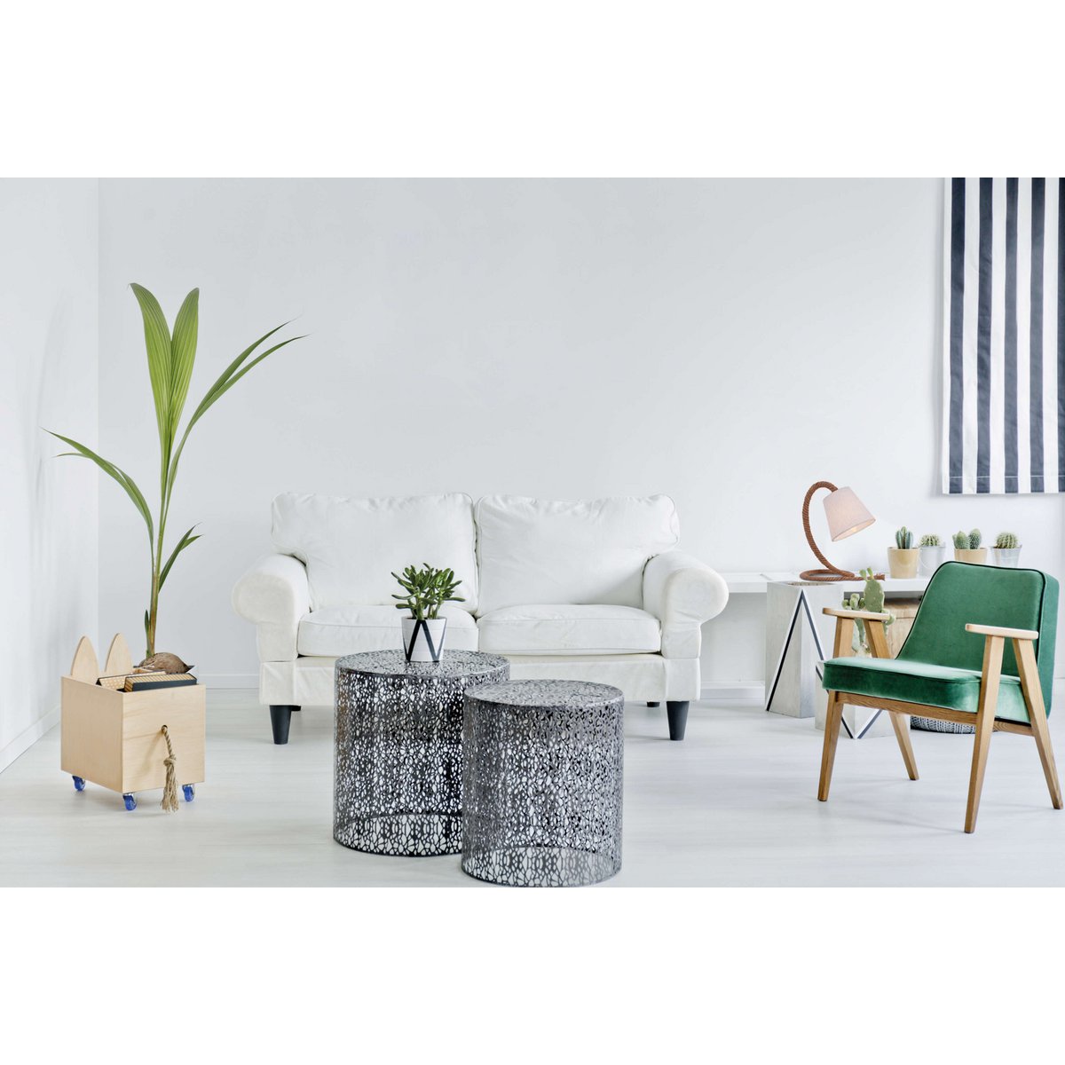 Tafellamp met tekstblazer "touw", tafellamp gemaakt van metaal, plastic, jute en textiel in wit, met E14 -versie, voor woonkamers, gang of kantoor, 35 cm hoog