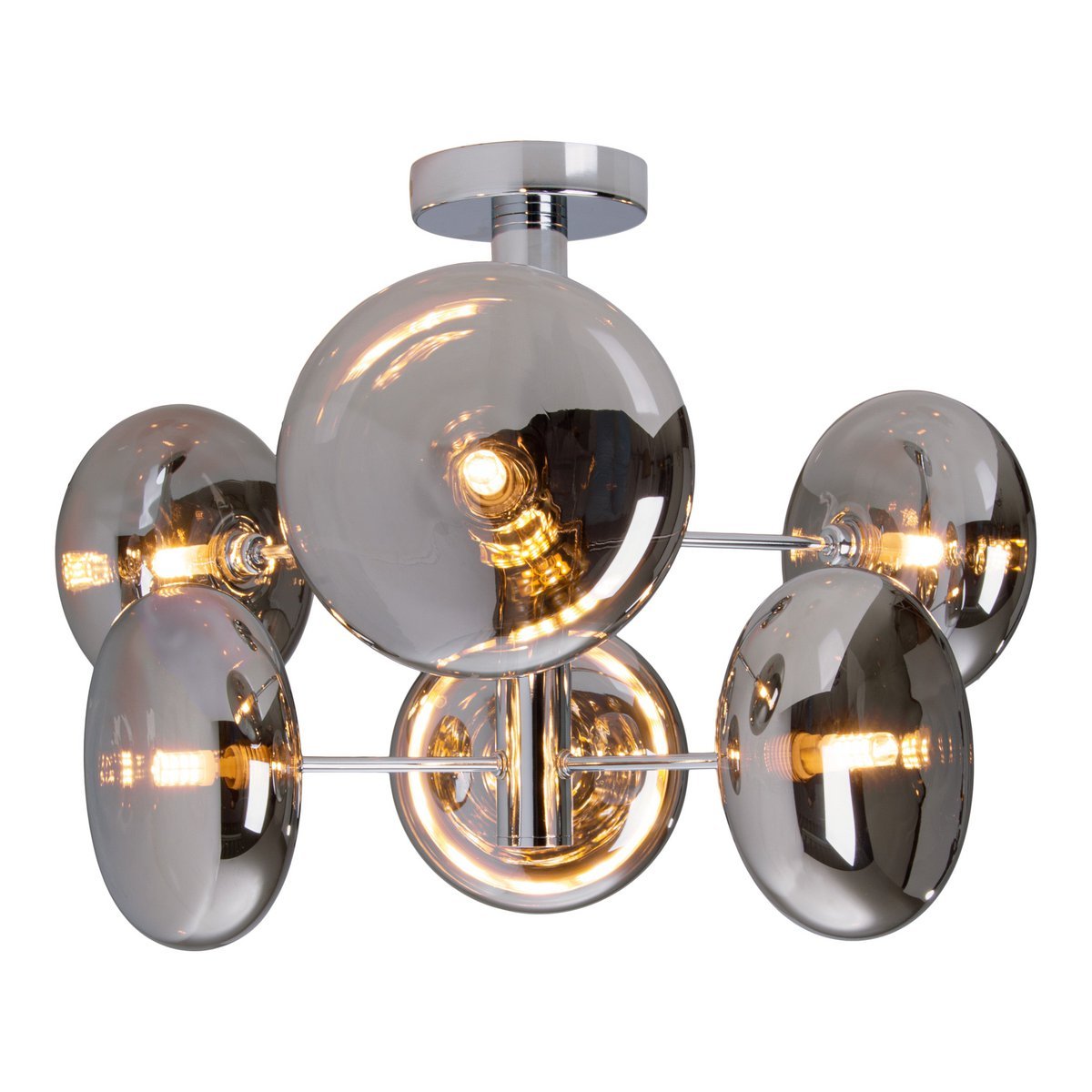 Plafondlamp "Orion" Smoky, Ø Caug.