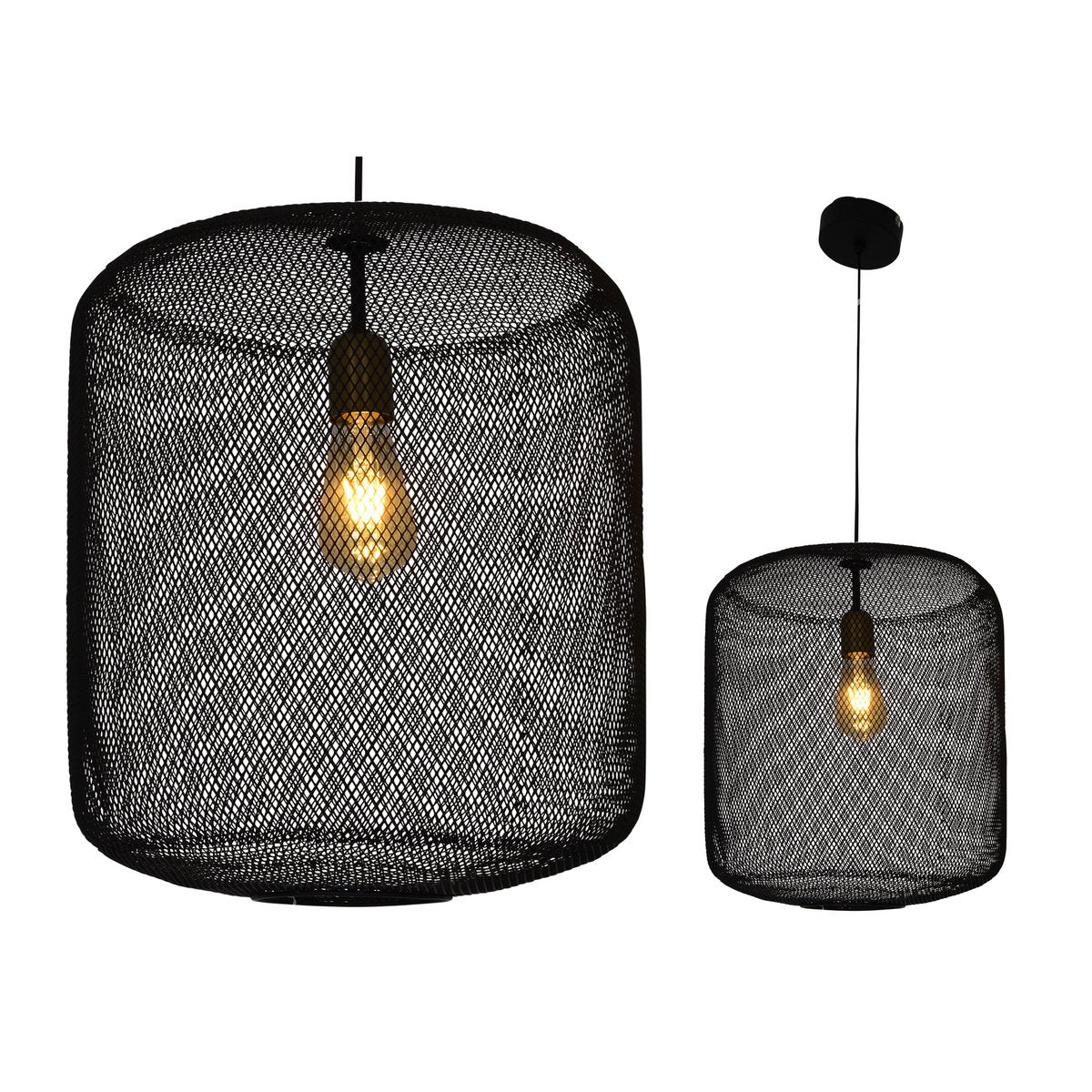 Metalen hanglamp "Jodhpur" d:39cm