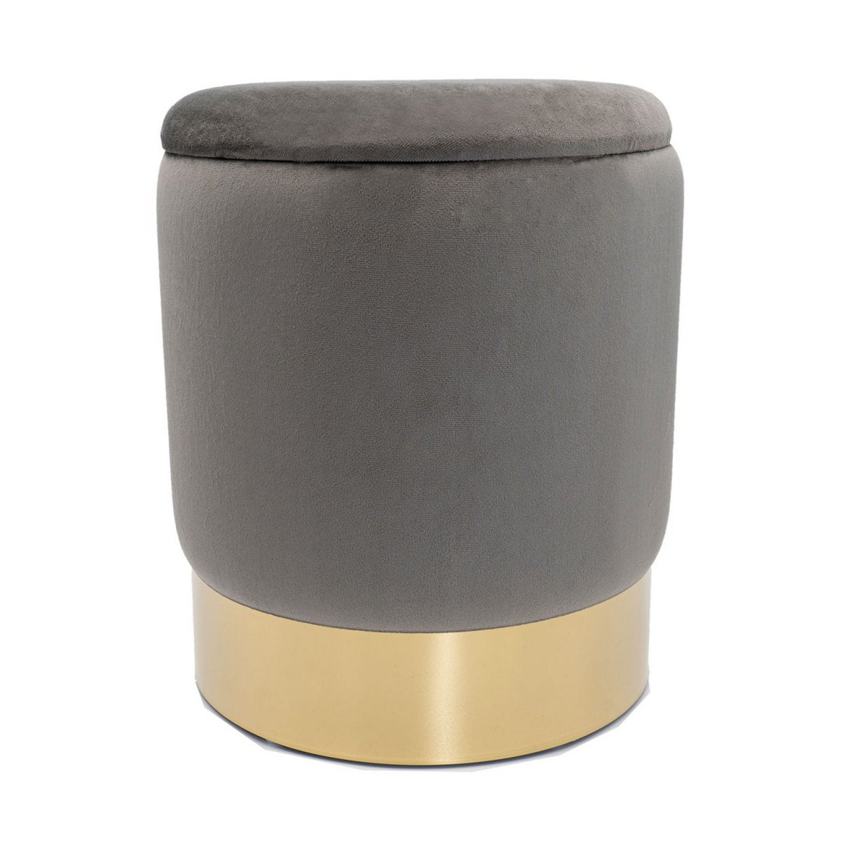 Velvet ontlasting decoratie -ontlasting en Pouf Decopouf Velours Stool met opslagruimte u.