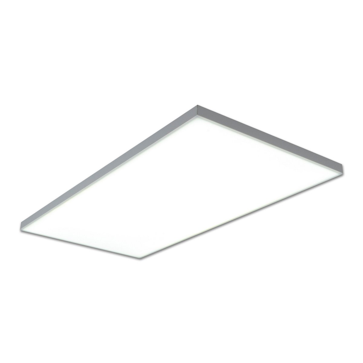 LED -paneel plafondlamp "Carente" lengte 59,5 cm, frameless, vele functies, gemaakt van metaal en plastic, witte, geïntegreerde LED's