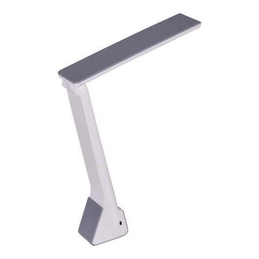 LED Draadloos tafellicht "ULF" grijs, gemaakt van metaal en plastic in grijs en wit, met stevig ingebouwde LED's, 26 cm hoog, lichte kleur verstelbaar in 3 stappen