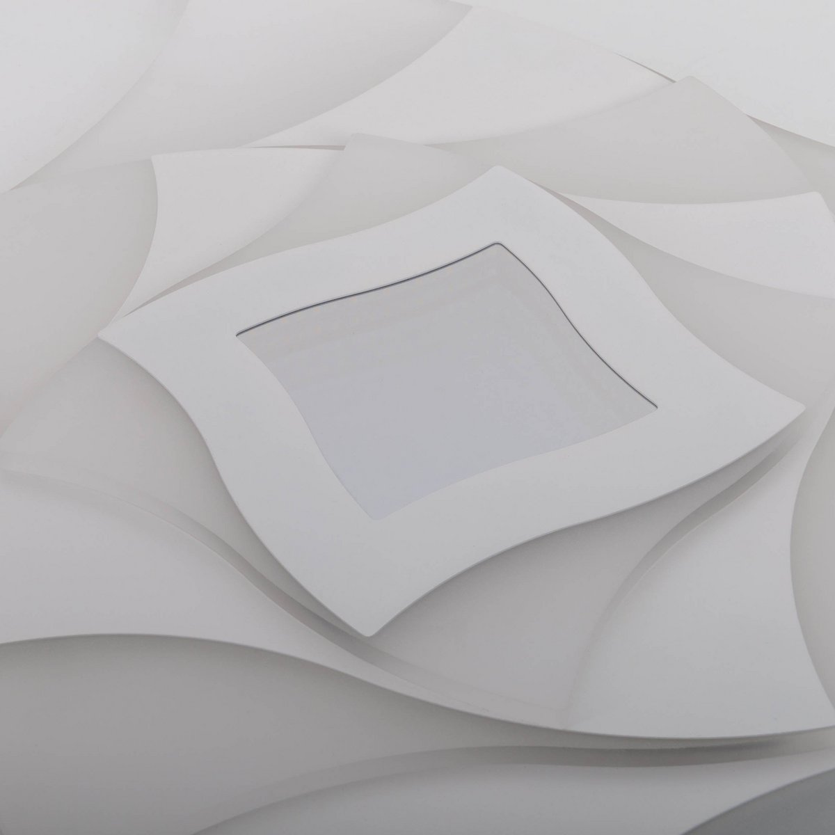 LED -plafondlamp 3D -effect "liora" Ø 48 cm, met veel functies, waaronder afstandsbediening