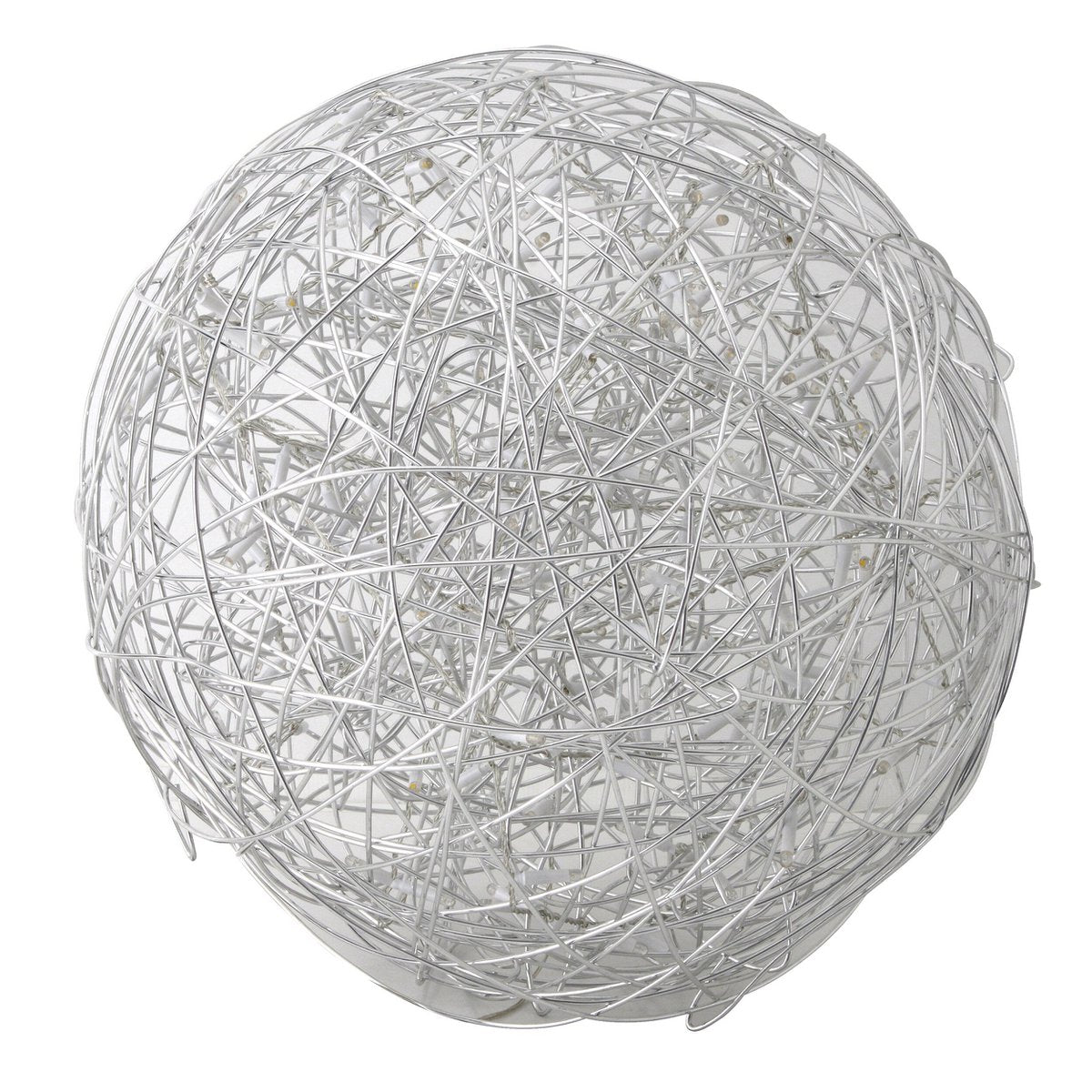 LED Outer Ball "Mistle" Ø 50 cm, voor buiten, vloerlamp - metaal - aluminium - met geïntegreerde LED - Decoratie buiten