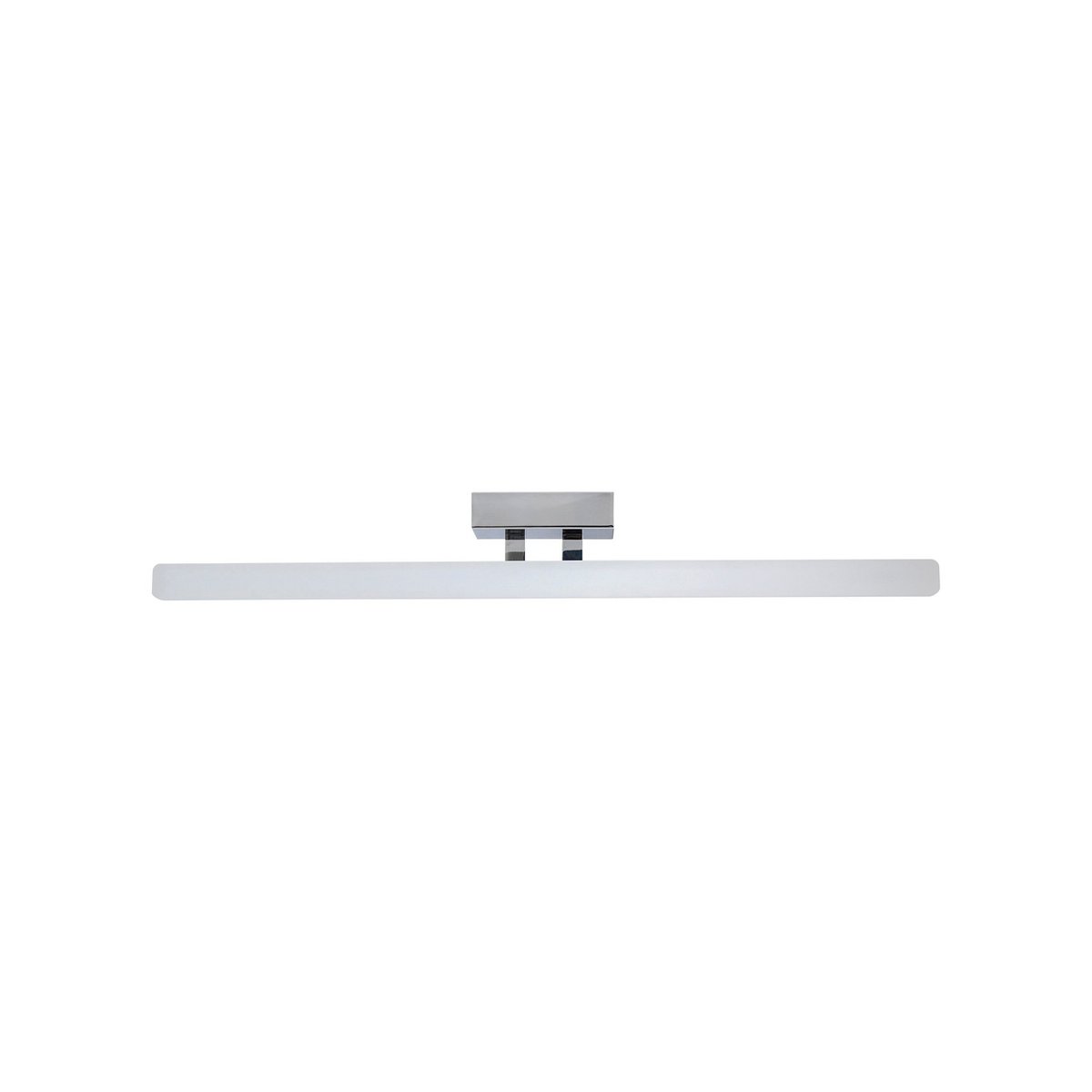 LED -spiegellicht "Vareta" metaal en plastic in chroom met stevig geïnstalleerde LED's