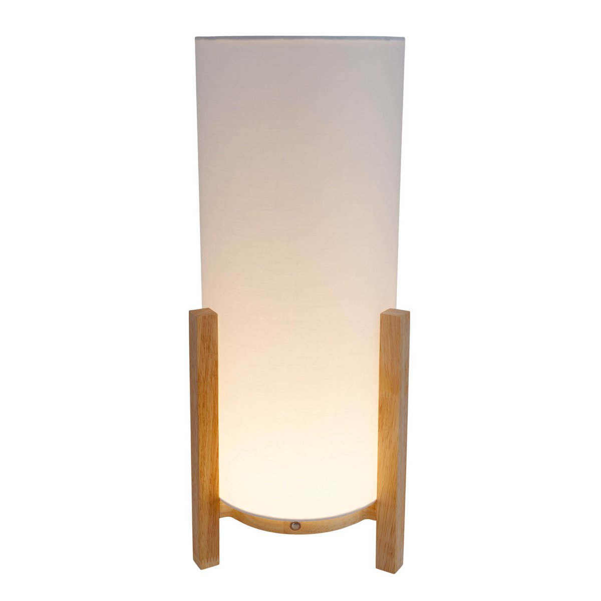 Ackitical Lamp "Madita" 48 cm hoog, in wit/natuur, met geïntegreerde LED, dimbaar met aanraaksensor