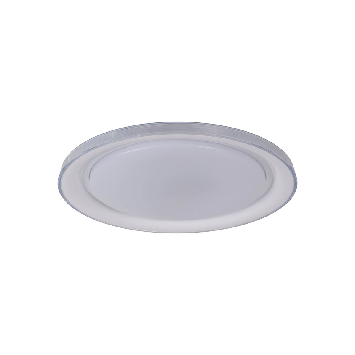 LED-plafondlicht "Claire" Ø 50,5 cm, 7,5 cm hoog, metaal en plastic in wit, geïntegreerde LED, 1600 lm, dimable, CCT-functie, 3000-5000 K, nachtlichtfunctie