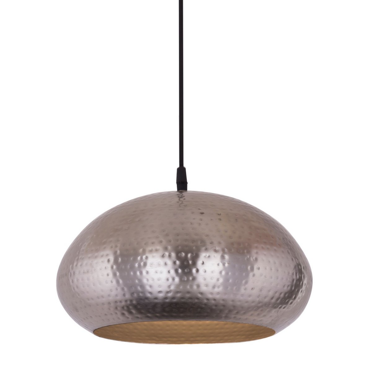 Hangende lamp hanglamp hintlamp metalen eettafel plafondlamp gehembled goud/zilver vintage