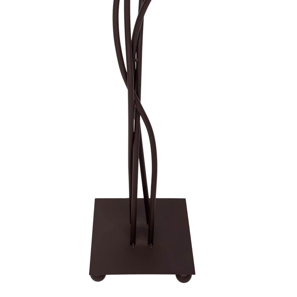 Textiel staande lamp 4-flame "boho", vloerlamp in beige/bruin, met E14-aansluiting, voor eetkamer, woonkamer, gang of kantoor, 138 cm hoog