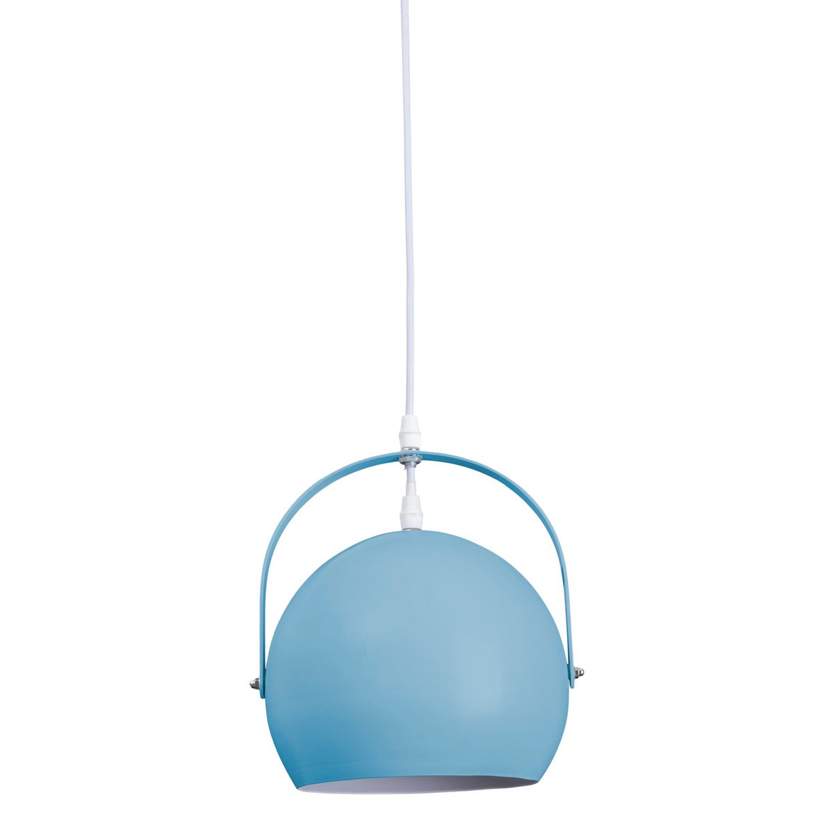 Hanger lamp "Colorado" blauw Ø ca. 25 cm, metaal, e27 socket, verlichting voor woonkamer, eetkamer, kinderkamer