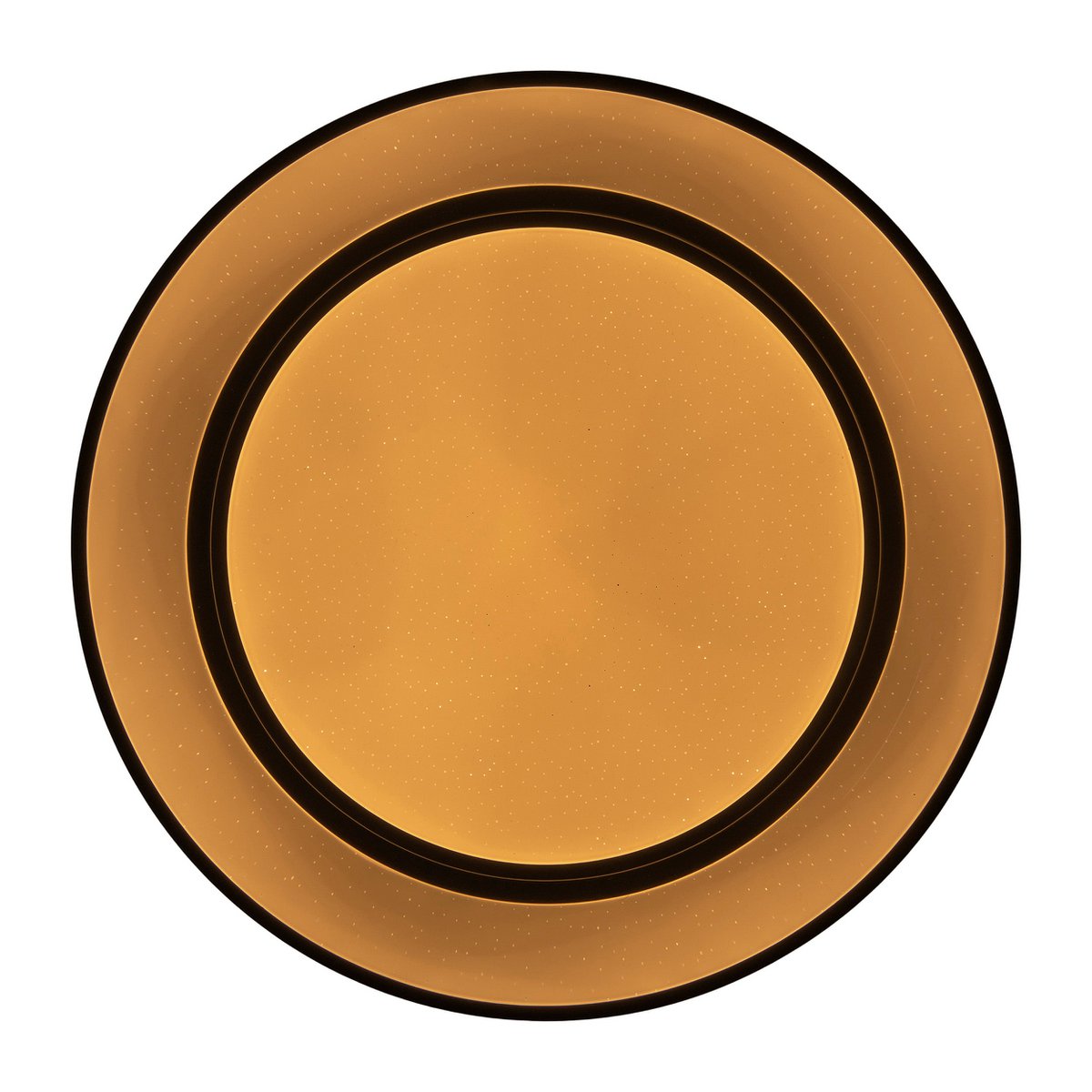 LED -plafondlamp "Monterey" Ø 47,5 cm, vele functies, gemaakt van metaal en plastic in het zwart, met geïntegreerde LED's, verlichting voor woonkamers, gang of kantoor