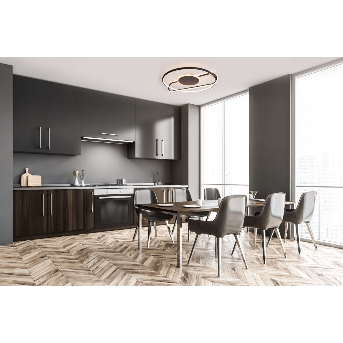 LED -plafondlicht D: 54 cm "Brendan"