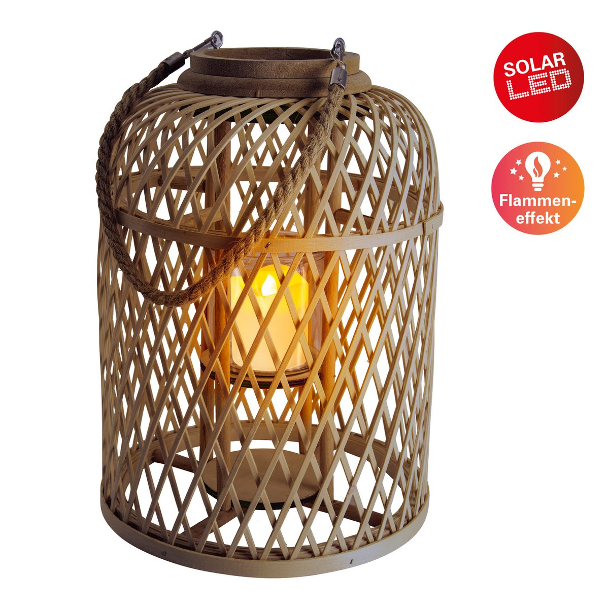 Decollicht "Korbinian" inclusief Solar Led Candle