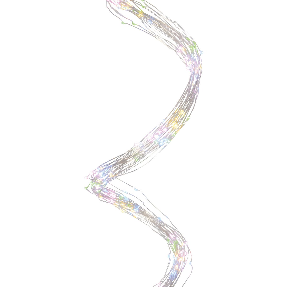 De decoratieve lichte keten "Schweif" 600 RGB LED, 2,5 meter lang